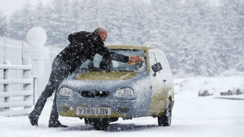 Illustration for article titled Had a bit of snow the last couple of days.